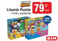 STUMBLE GUYS LİSANSLI PUZZLE 200 PARÇA